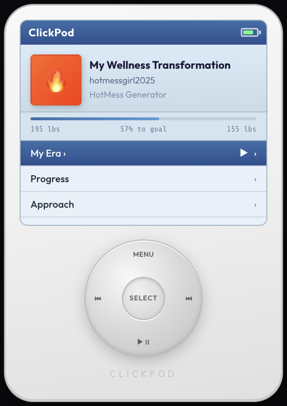 ClickPod — iPod transformation